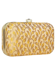Tulle Printed Silk Clutch