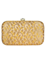 Tulle Printed Silk Clutch