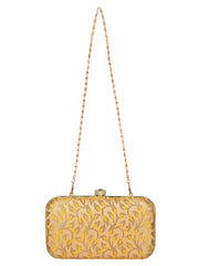 Tulle Printed Silk Clutch