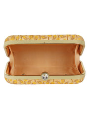 Tulle Printed Silk Clutch