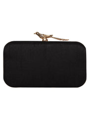 Adorn Embroidered Faux Silk Clutch