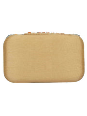 Hasp Sequines Embellished Velvet Clutch