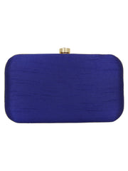 Adorn Embroidered Faux Silk Clutch
