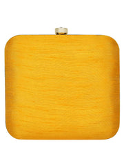 Vista Embroidered Faux Silk Clutch