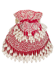 Dangle Sequines Embellished Velvet Potli