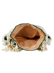 Dangle Sequines Embellished Velvet Potli