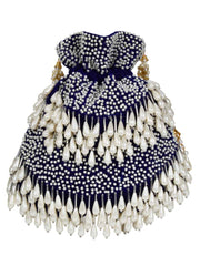 Dangle Sequines Embellished Velvet Potli