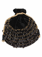 Dangle Embellished Velvet Potli