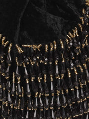 Dangle Embellished Velvet Potli