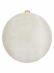 Gala Sequines Embroidered Velvet Round Clutch