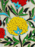 Gala Sequines Embroidered Velvet Round Clutch