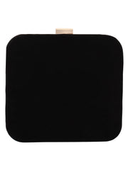 Vista Embellished Velvet Box Clutch