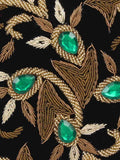 Vista Embellished Velvet Box Clutch