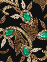 Vista Embellished Velvet Box Clutch