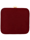 Vista Sequines Embellished Velvet Box Clutch