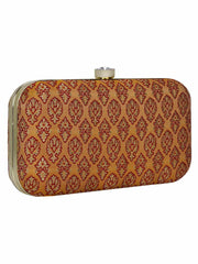 Tulle Textured Faux Silk Clutch