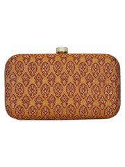 Tulle Textured Faux Silk Clutch