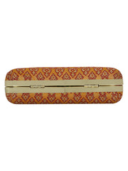 Tulle Textured Faux Silk Clutch