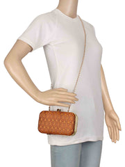 Tulle Textured Faux Silk Clutch
