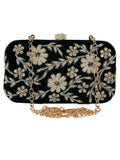 Adorn Embellished Velvet Clutch