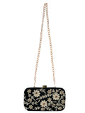 Adorn Embellished Velvet Clutch