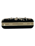 Adorn Embellished Velvet Clutch