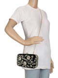 Adorn Embellished Velvet Clutch