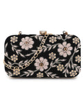 Adorn Embellished Velvet Clutch