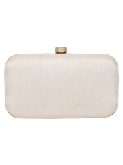 Adorn Embroidered Faux Silk Clutch