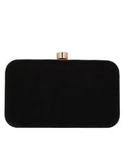 Adorn Embroidered Velvet Clutch