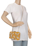 Adorn Embellished Faux Silk Clutch