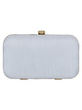 Adorn Embroidered Faux Silk Clutch