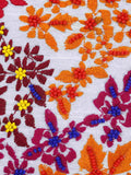 Adorn Embroidered Faux Silk Clutch