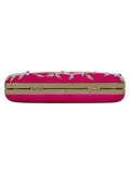 Adorn Embellished Faux Silk Clutch