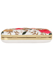 Adorn Embroidered Faux Silk Clutch