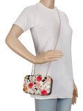 Adorn Embroidered Faux Silk Clutch