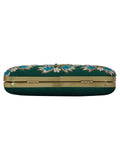 Adorn Embroidered Faux Silk Clutch