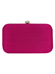 Adorn Sequines Embellished Faux Silk Clutch