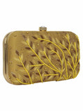Adorn Embroidered Faux Silk Clutch