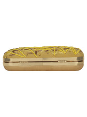 Adorn Embroidered Faux Silk Clutch
