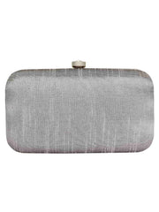 Adorn Embroidered Faux Silk Clutch