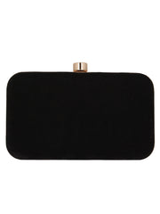 Adorn Sequines Embellished Velvet Clutch