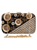 Adorn Embellished Velvet Clutch