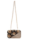 Adorn Embellished Velvet Clutch