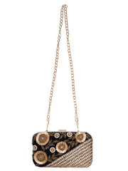 Adorn Embellished Velvet Clutch
