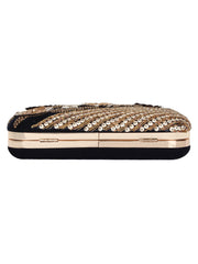 Adorn Embellished Velvet Clutch