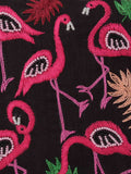 Vista Embroidered Faux Silk Box Clutch