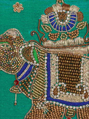 Vista Embellished Faux Silk Clutch