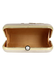 Zodiac Embroidered Faux Silk Clutch Aries