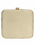 Zodiac Embellished Faux Silk Clutch Gemini